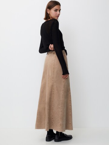 Pull&Bear Skirt in Beige