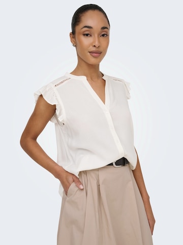 ONLY Blouse 'ONLROSELLA' in Wit