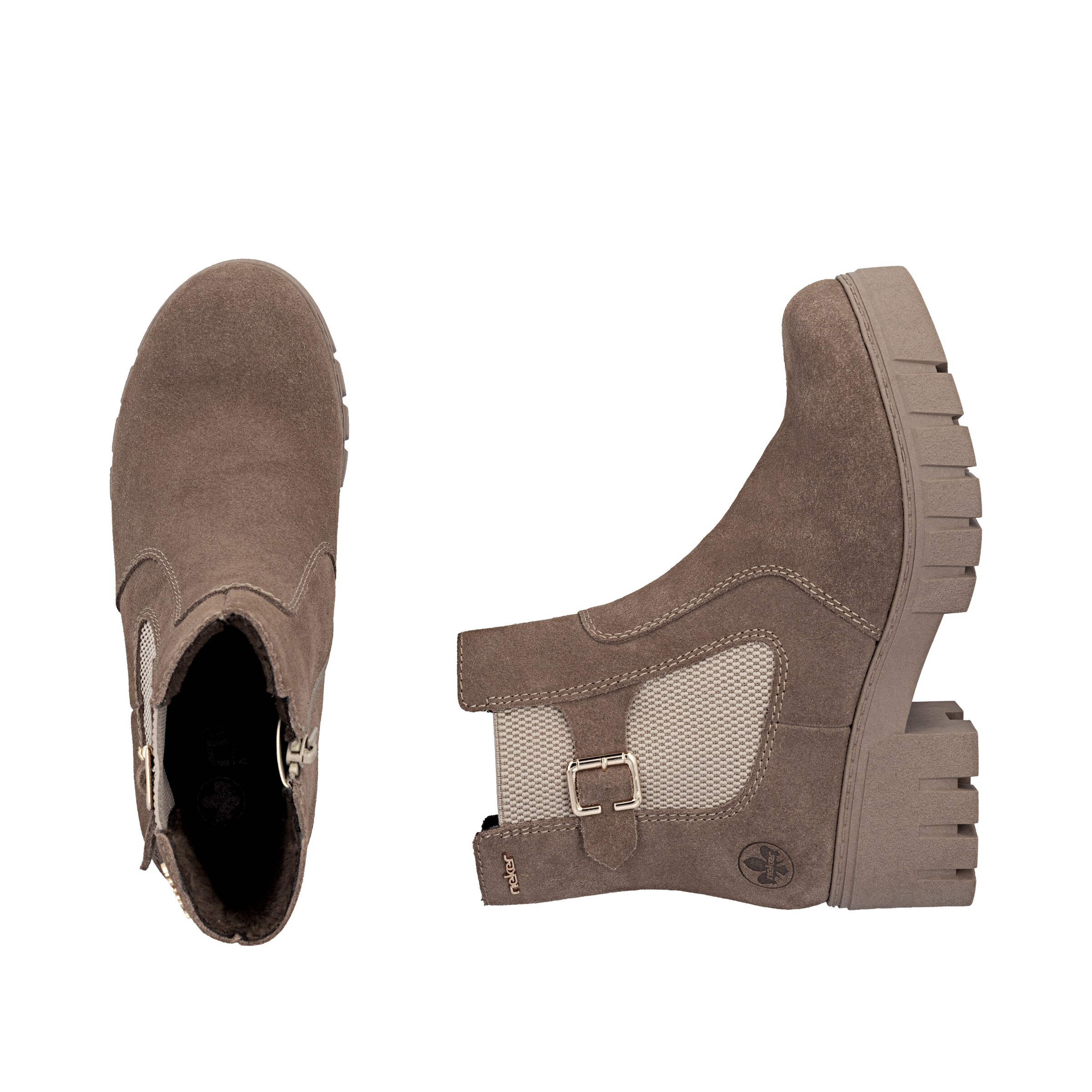 Rieker Stiefelette in Beige