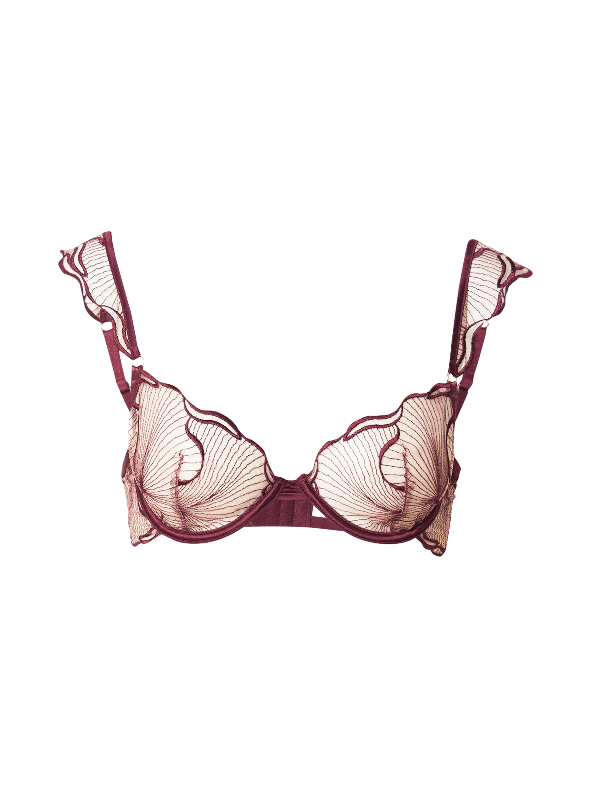 Bluebella Push-up Podprsenka 'Marabel' – červená: přední strana