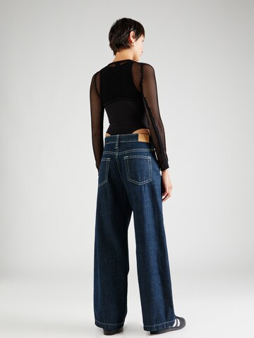 WEEKDAY Wide leg Jeans 'Duchess' i blå