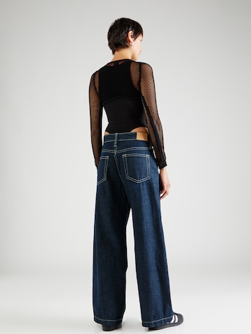 Wide leg Jeans 'Duchess' de la WEEKDAY pe albastru