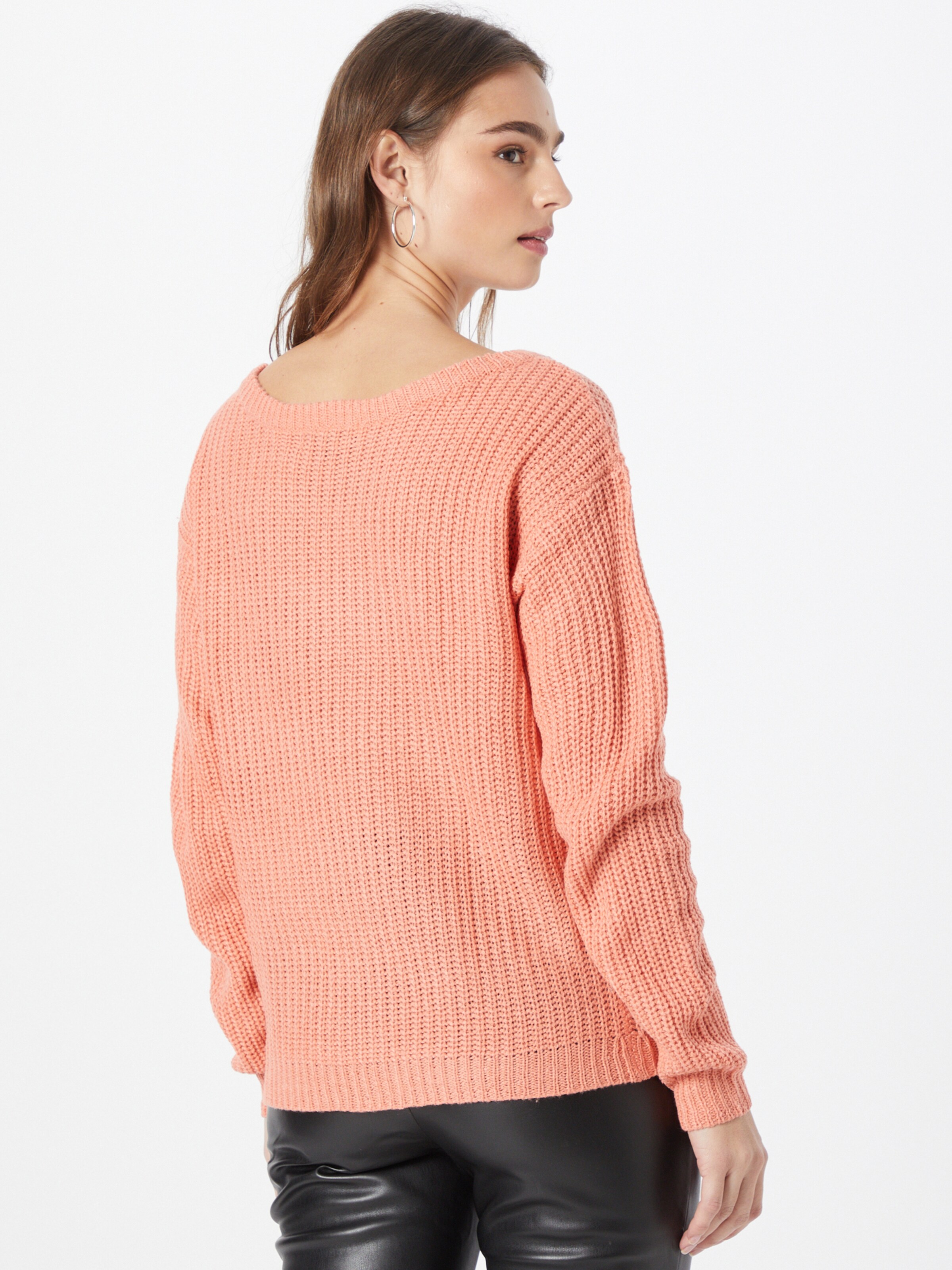 Frauen Große Größen Missguided Pullover 'OPHELITA' in Apricot - RN85455 Frauen Große Größen Missguided Pullover 'OPHELITA' in Apricot - RN85455