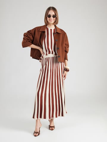 SELECTED - Jersey 'SLFLINA' en beige