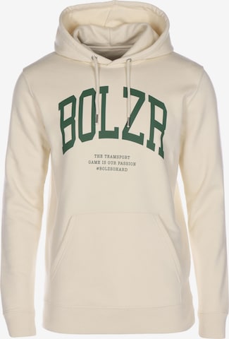 Bolzr Sweatshirt in Beige: front