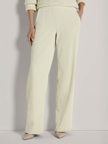 MADELEINE Wide leg Broek in Wit: voorkant