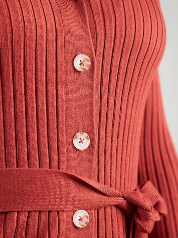 King Louie Knit Cardigan 'Mila' in Brown