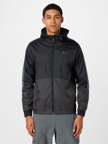 UNDER ARMOUR Sportjacke in Schwarz: predná strana