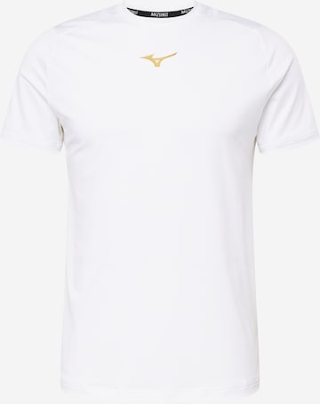 MIZUNO Performance Shirt in White: front