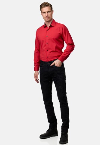 Rusty Neal Regular fit Overhemd in Rood