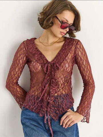 Bianco Lucci Blouse in Lila