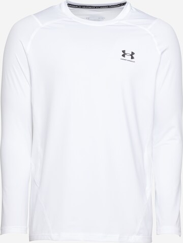 UNDER ARMOUR Performance Shirt in White: front