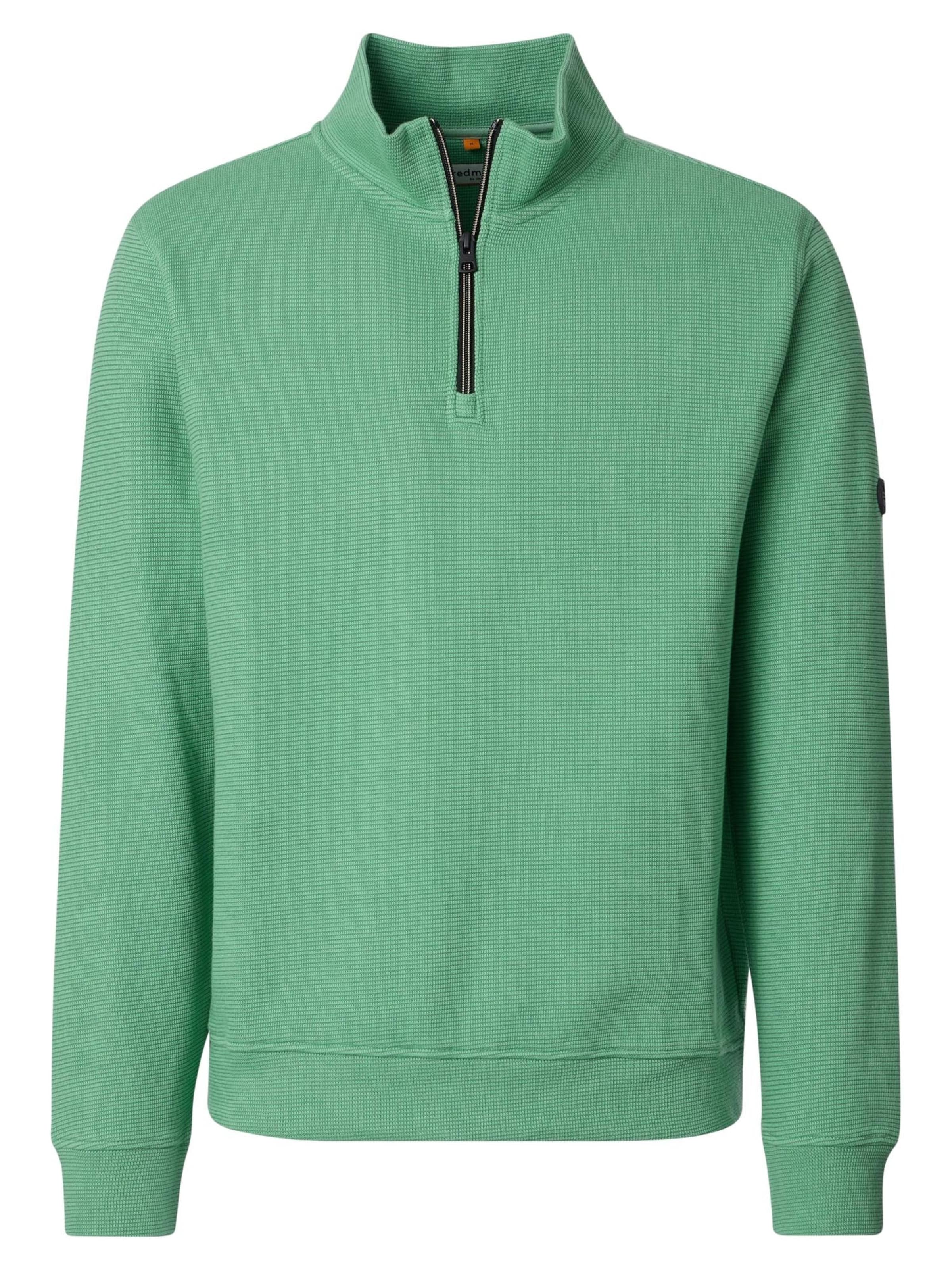 redmond Pullover 'Basic'‌‌ in Grün: Vorderseite