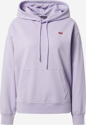 LEVI'S ®Sweater majica 'Standard Hoodie' - ljubičasta boja: prednji dio