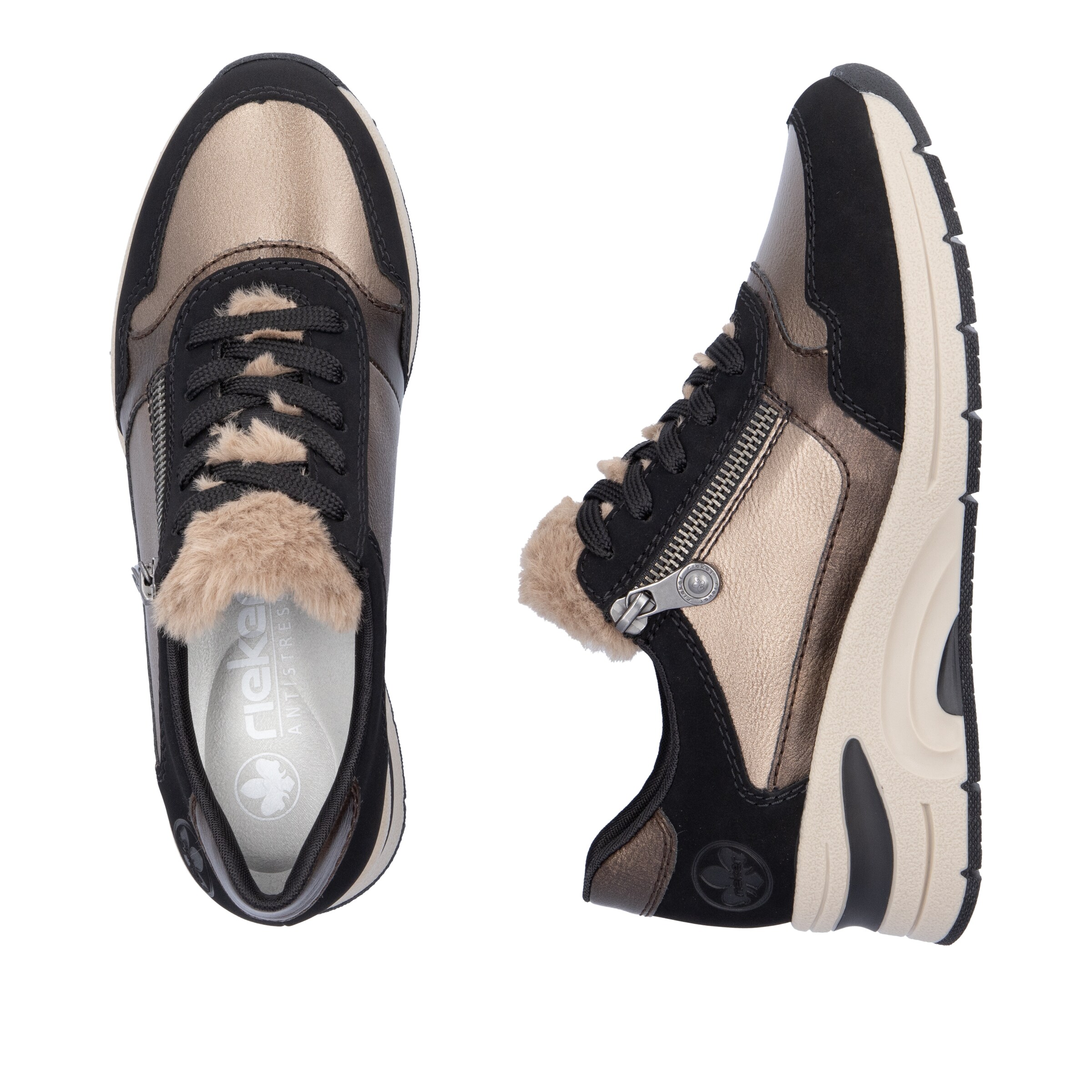 Rieker Sneakers in Bronze