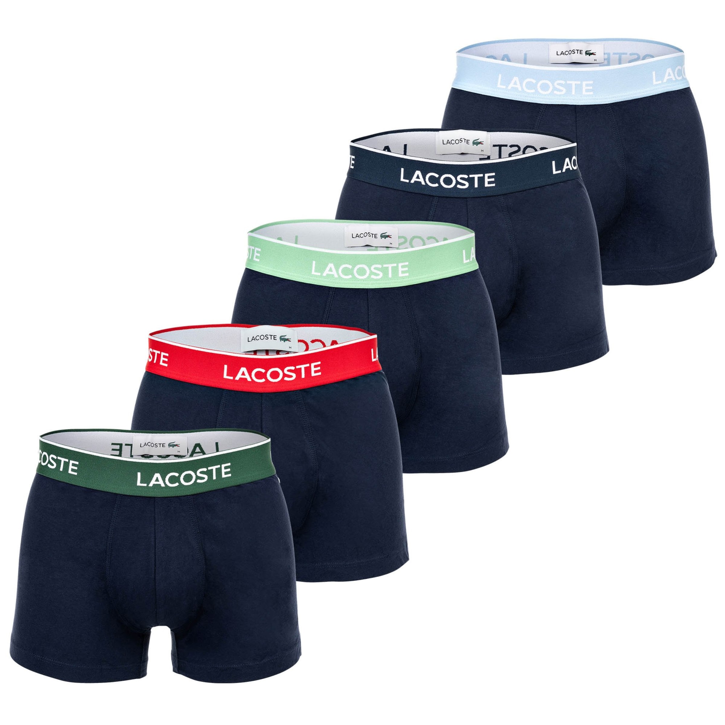 LACOSTE Boxer shorts in Navy / Light blue / Green / Light green / Red, Item view