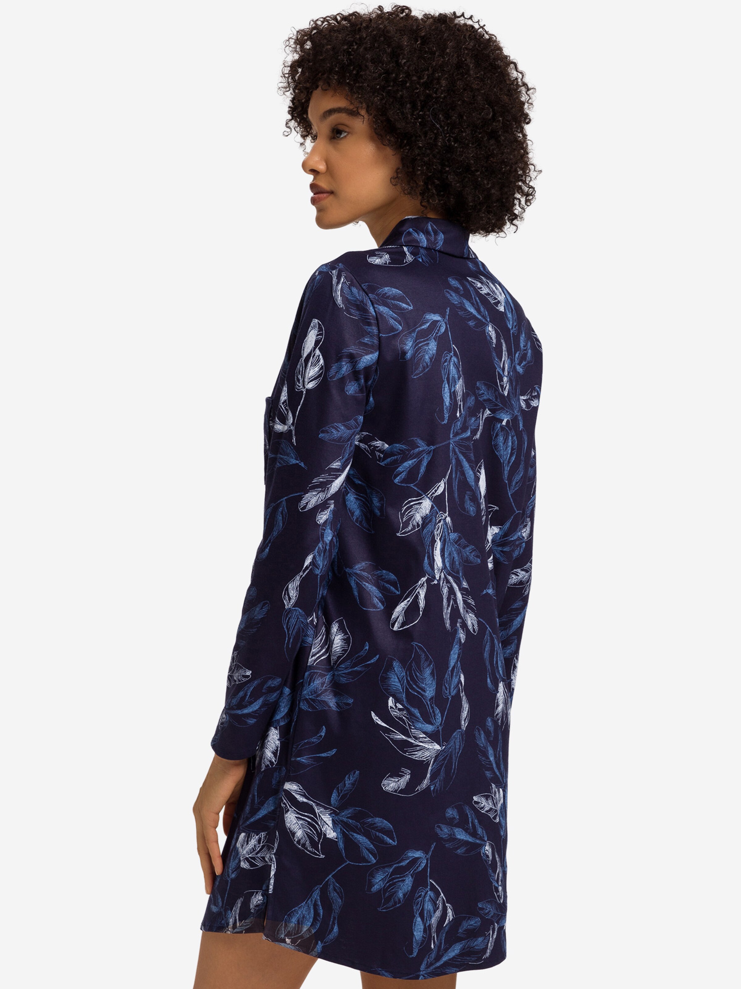 Hanro - Camisola de pijama ' Loungy Nights ' em azul