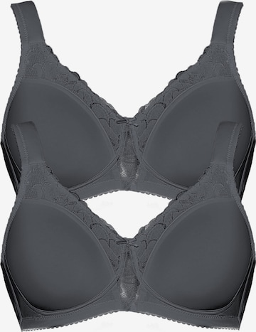 VIANIA Minimiser Bra 'Helga' in Grey: front