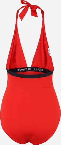 Tommy Hilfiger Underwear Τρίγωνο Ολόσωμο μαγιό σε κόκκινο
