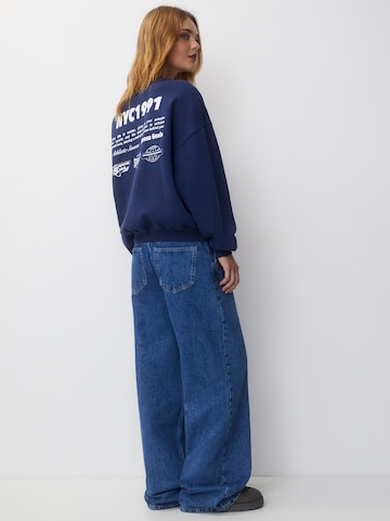 Pull&Bear Mikina – modrá