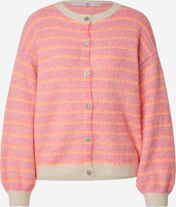 Hailys Strickjacke 'De44nise' in Pink: Vorderseite