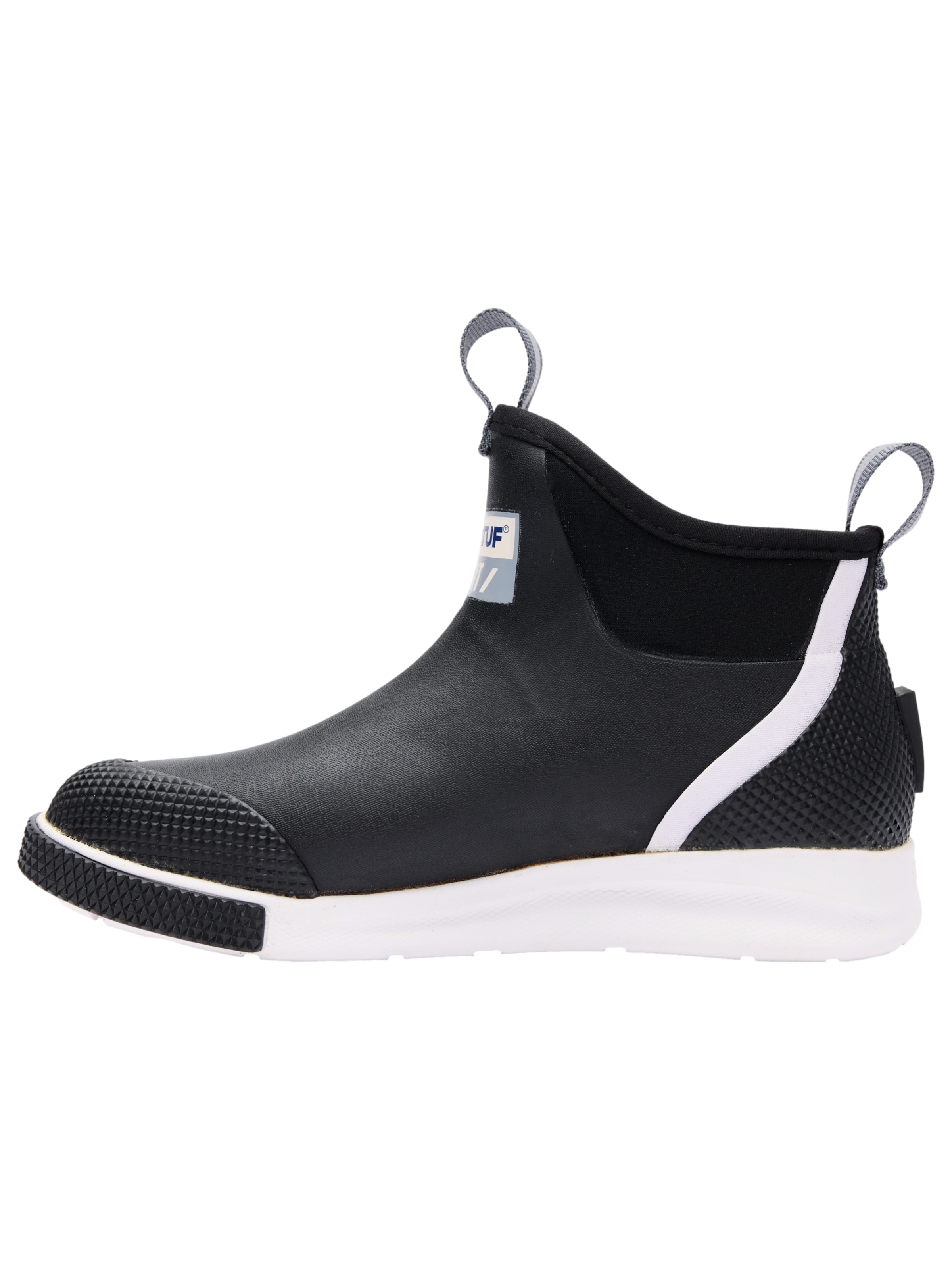 XtraTuf Rubber Boots 'Ankle Deck Boot Sport' in Black: front