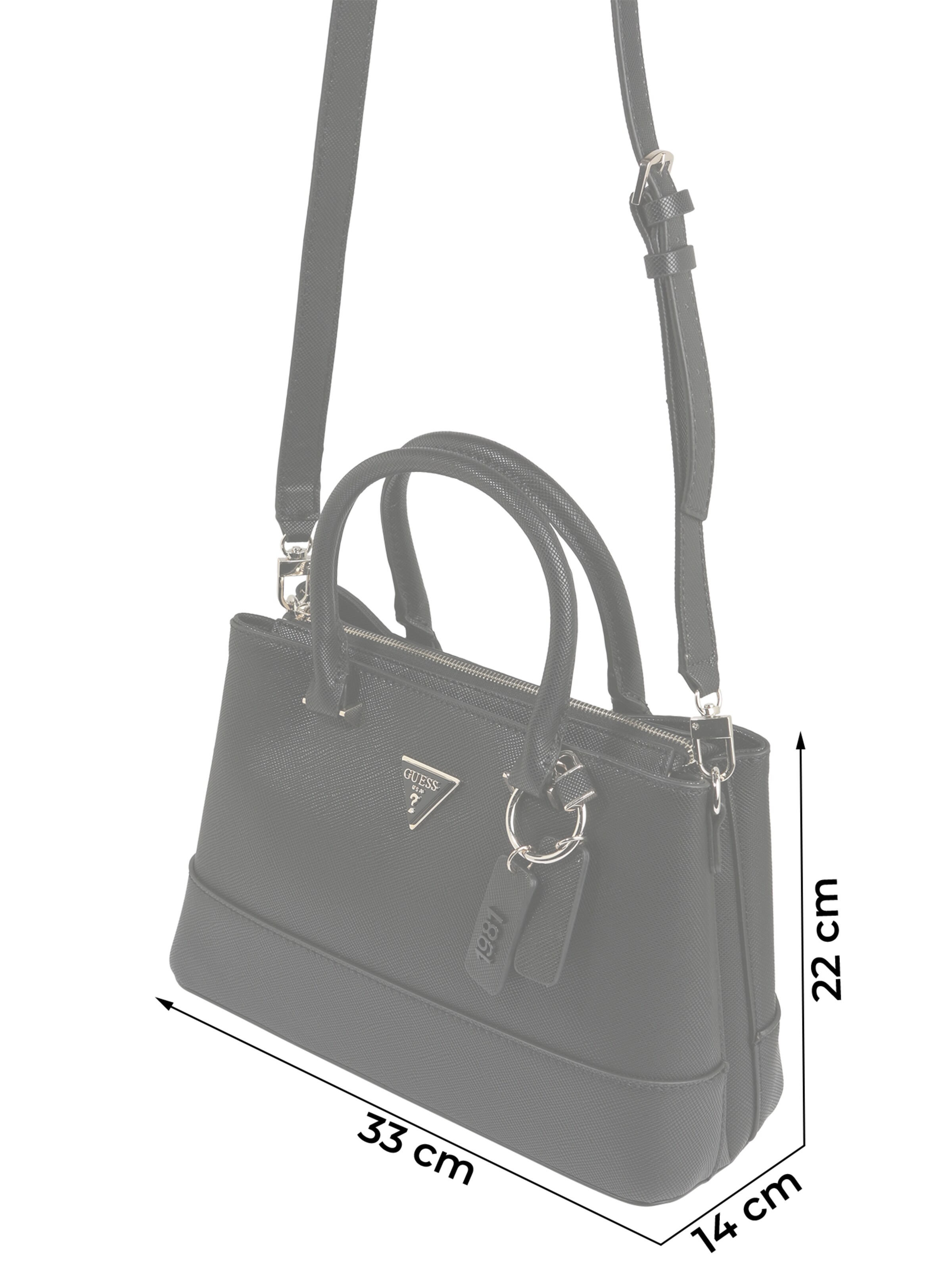 Frauen Taschen & Rucksäcke GUESS Handtasche 'Cordelia' in Schwarz - WF10980