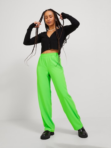 JJXX Wide leg Broek 'Poppy' in Groen