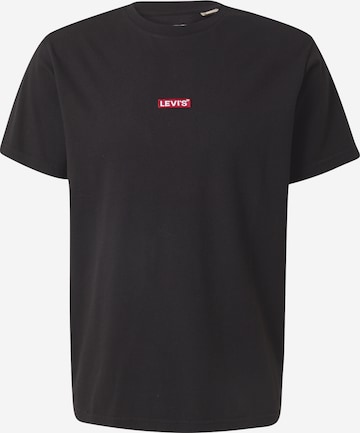 LEVI'S ® Tričko 'SS Relaxed Baby Tab Tee' - Čierna: predná strana