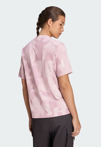 T-shirt fonctionnel ADIDAS TERREX en violet