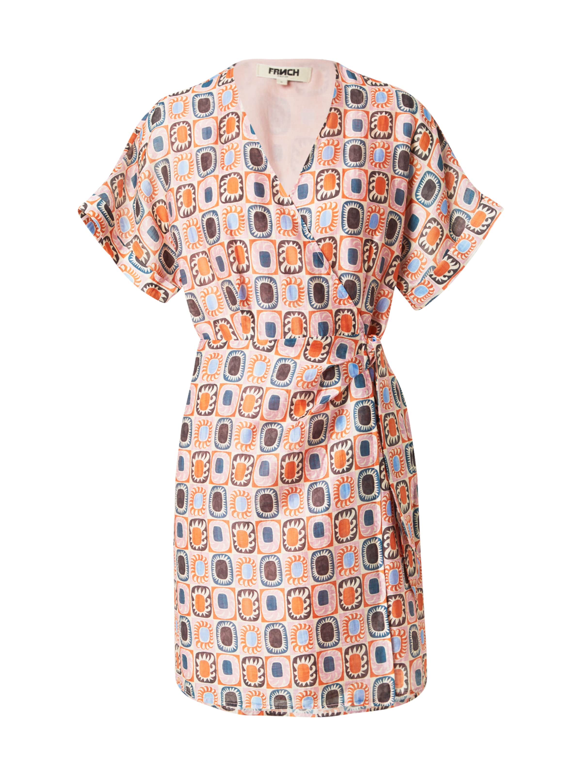 FRNCH PARIS Jurk in Roze: voorkant