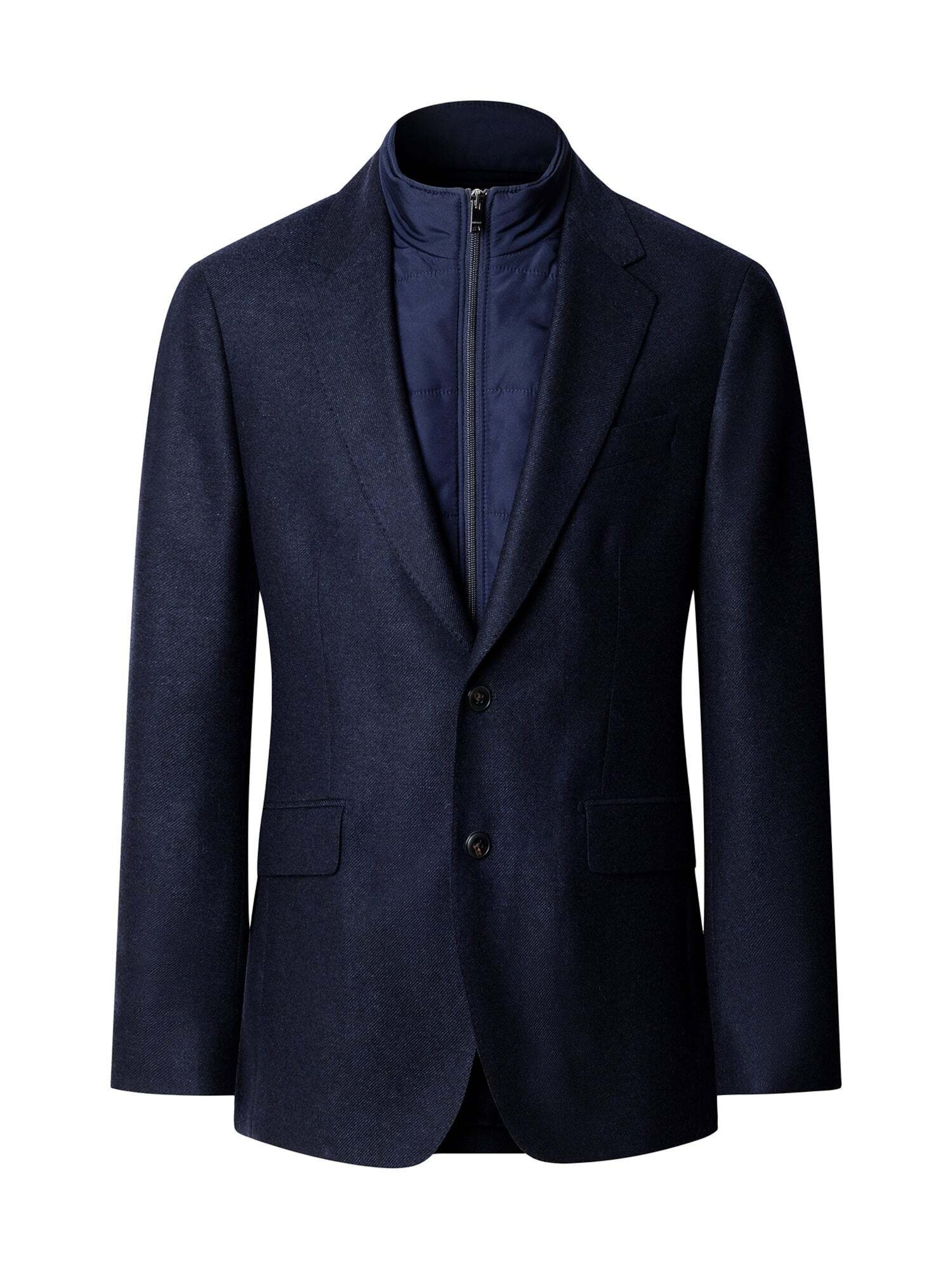 Hackett London Regular Fit Sakko in Blau: Vorderseite