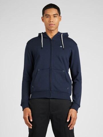 SCOTCH & SODA Sweatjacke 'Essential' in Blau: Vorderseite