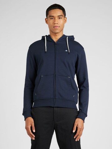 SCOTCH & SODA Sweatjakke 'Essential' i blå: forside