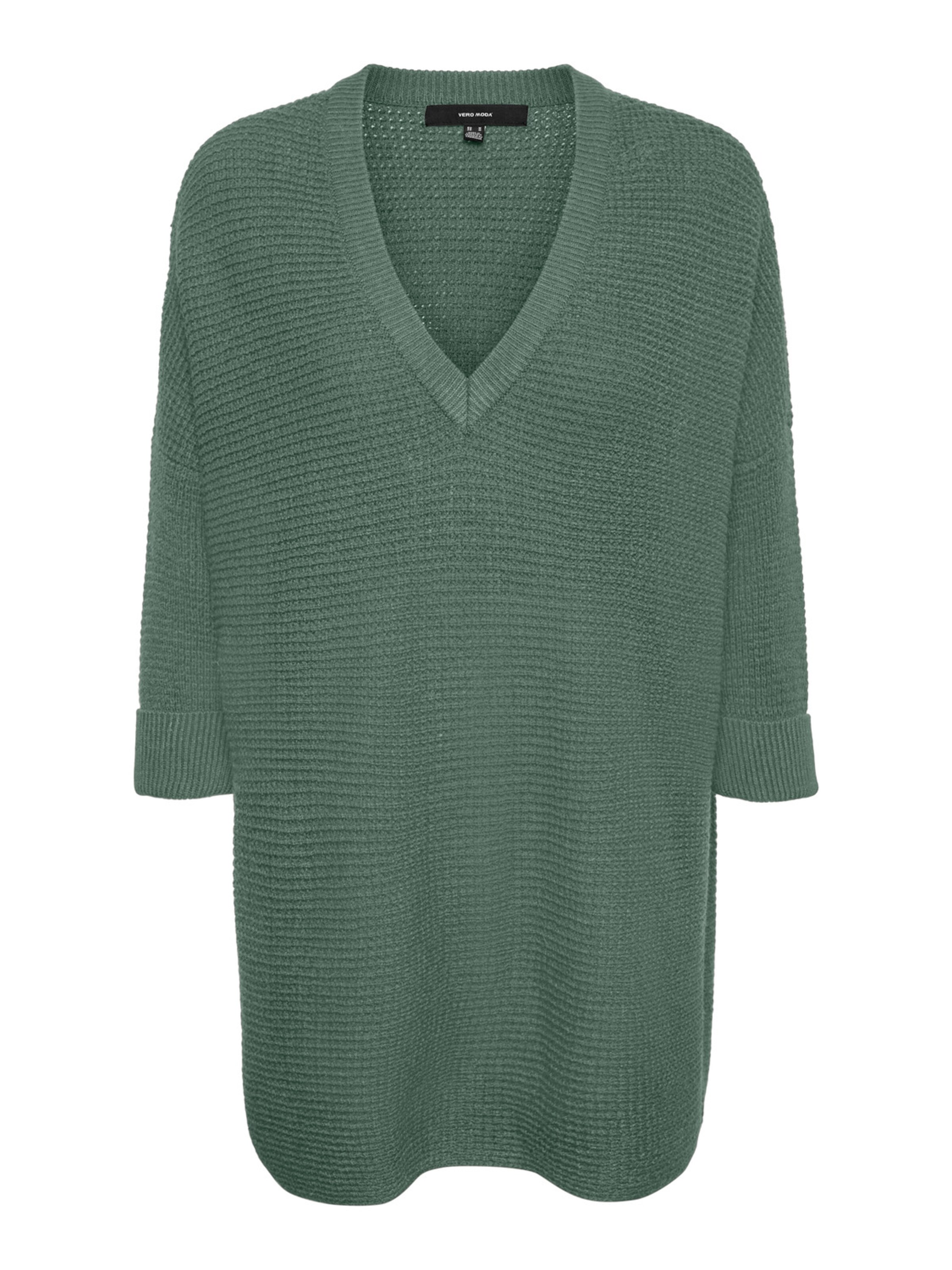 Vero Moda Curve Pullover in Grün: Vorderseite