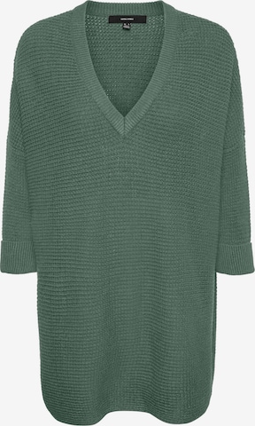 Vero Moda Curve Sweater in Green: front