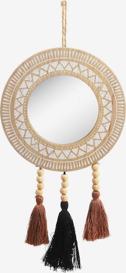 Depot Wandspiegel ' Boho ' in beige / braun, Produktansicht