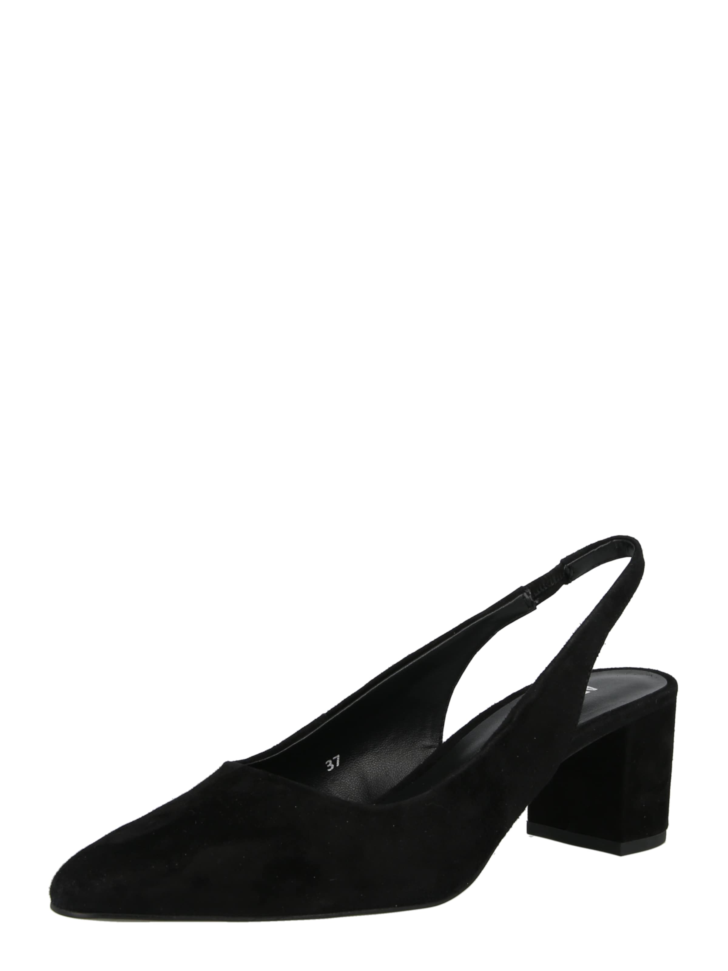 ABOUT YOU Lahtise kannaosaga kontsakingad 'Aurelia', värv must: eest vaates