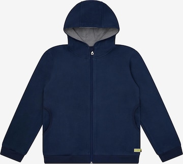 loud + proud Fleecejacke in Blau: Vorderseite