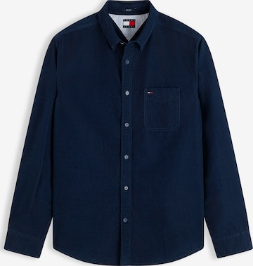 mėlyna Tommy Jeans Standartinis modelis Marškiniai: priekis