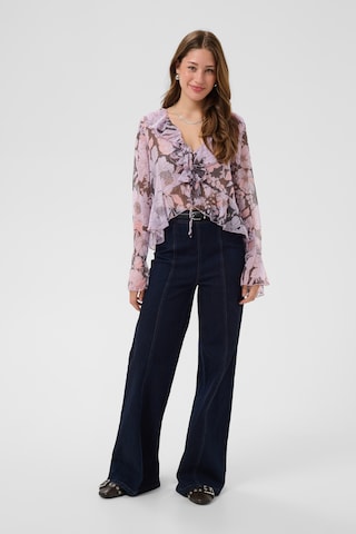 SAINT TROPEZ Bluse 'Solange' in Lila