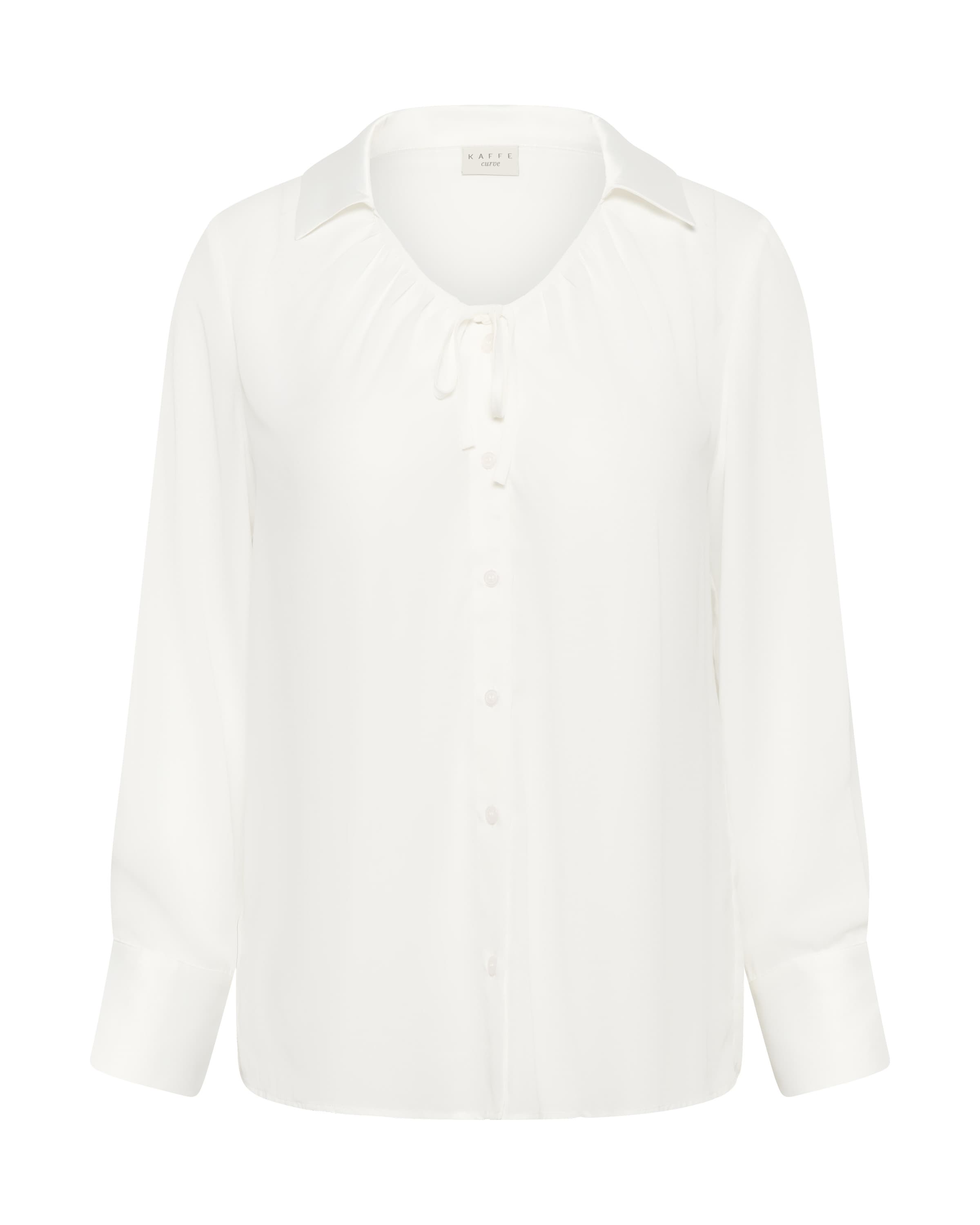KAFFE CURVE Shirt 'KCgina' in Weiß: Vorderseite