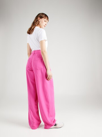 BOSS - Loosefit Pantalón plisado 'Tanjura' en rosa