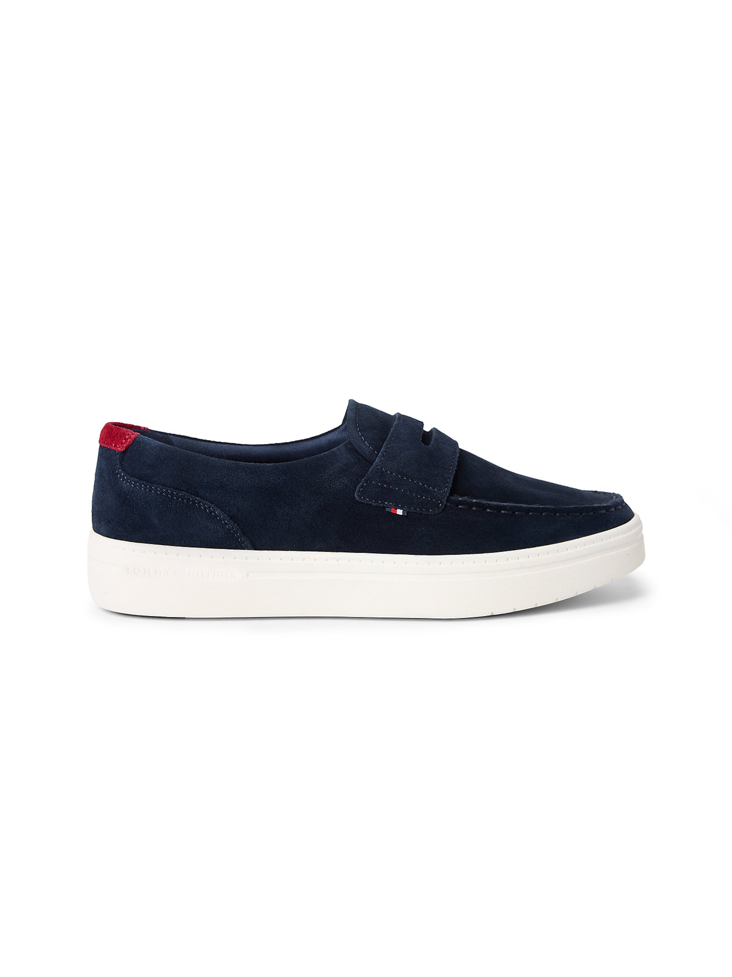 TOMMY HILFIGER Lightweight Suede Hybrid Loafers in Blau: Vorderseite