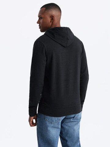 Ombre Sweatshirt in Zwart