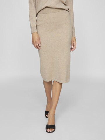 VILA Rok in Beige: voorkant