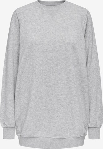 ONLY Sweatshirt 'BELLA' in Grey: front