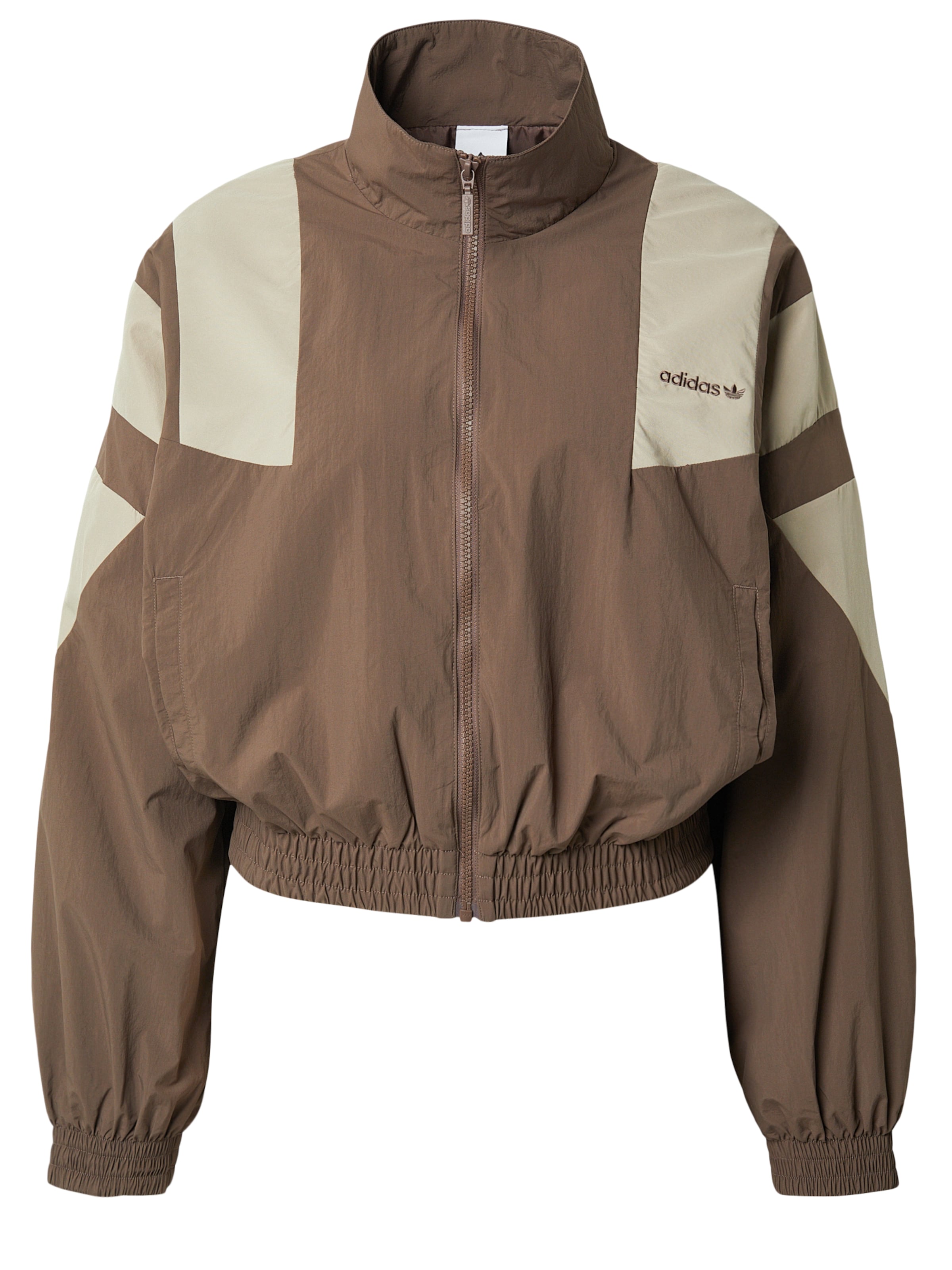ADIDAS ORIGINALS - Casaco meia-estação em castanho: frente
