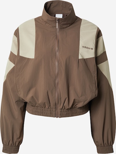 ADIDAS ORIGINALS Prijelazna jakna u ecru/prljavo bijela / čokolada, Pregled proizvoda