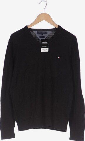 TOMMY HILFIGER Sweater & Cardigan in M in Black: front
